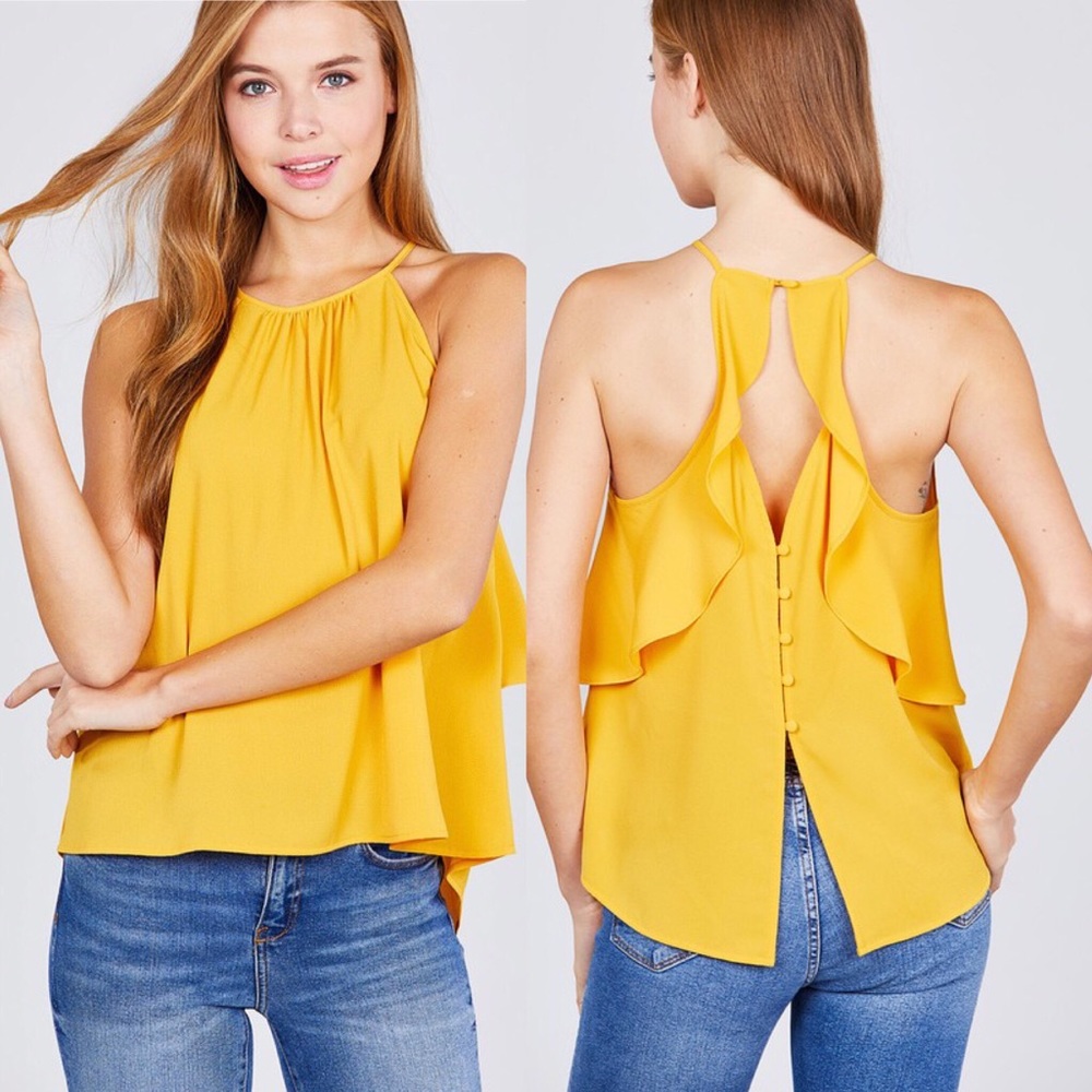 SALE 🤩 Halter Top with Open Back